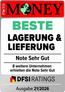 Beste Lagerung & Lieferung - Focus Money hat philoro mit der Note Sehr Gut ausgezeichnet.